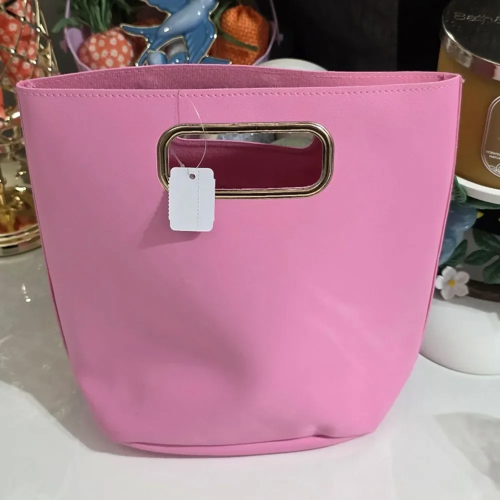 Feliz Cumpleanos Happy Birthday Spanish Pink Cake Present Reusable Gift Bag NEW